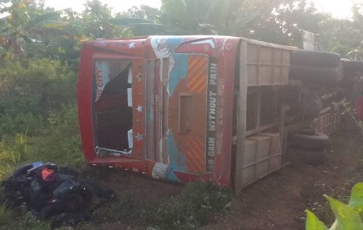 Tragedy on Mityana Road: Two Pupils from Star Junior School in Makindye Killed in Bus Overturn Accident