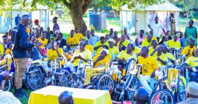 Gov't Chief Whip Obua Donates Wheelchairs to Enhance Lives of Amugu’s Disabled Community